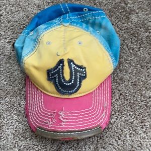 Distressed True Religion Hat